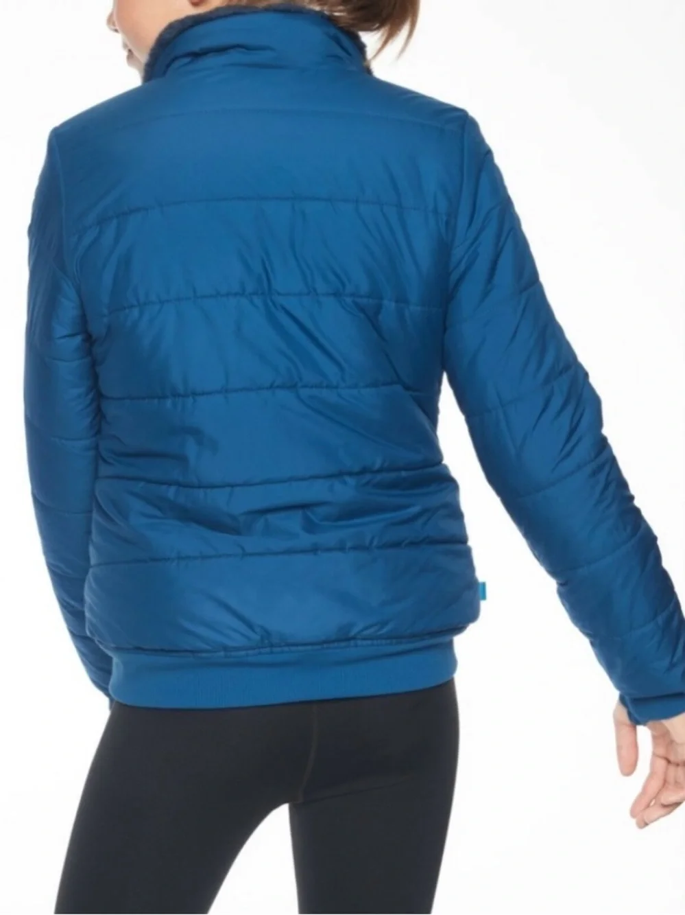 Athleta Girl • Warm Wishes Puffer Jacket Peacock